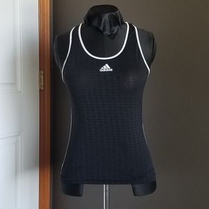 Adidas Medium Black Racerback Tank Top